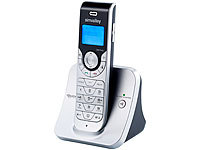 simvalley communications DECT-Schnurlostelefon mit Anrufbeantworter FNT-1055.ab, GAP
