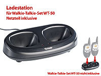 simvalley communications Tischladestation mit Netzteil für Walkie-Talkie-Set  WT-50; Walkie-Talkie Headsets Walkie-Talkie Headsets 