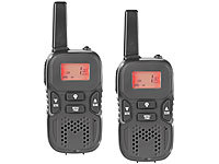 simvalley communications Walkie-Talkie-Set m. VOX, 5 km Reichweite, Micro-USB-Ladeport, 2er-Set